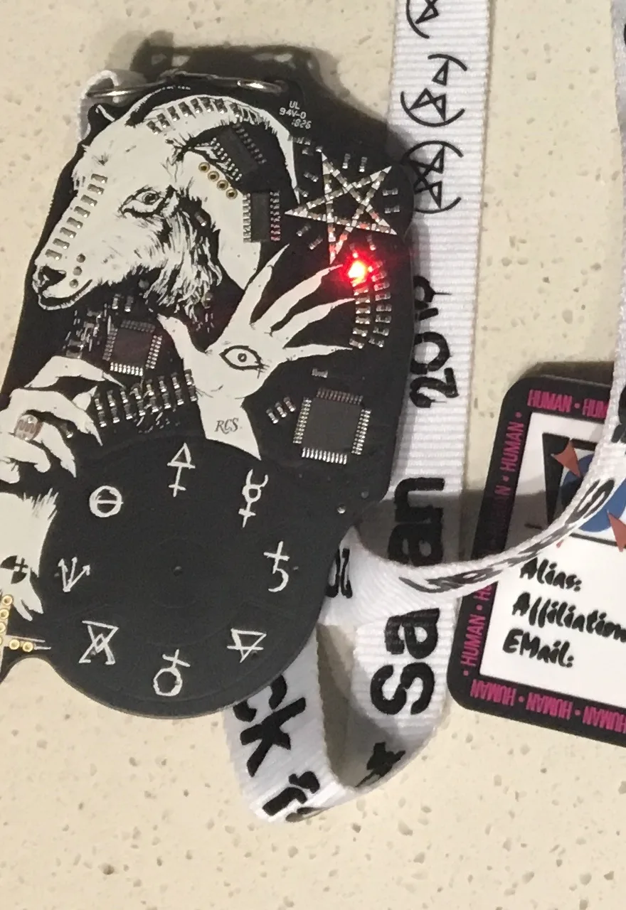 AND!XOR DC26 Badge badge image