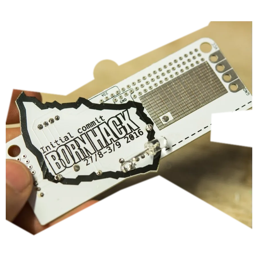 BornHack 2016 Badge badge image
