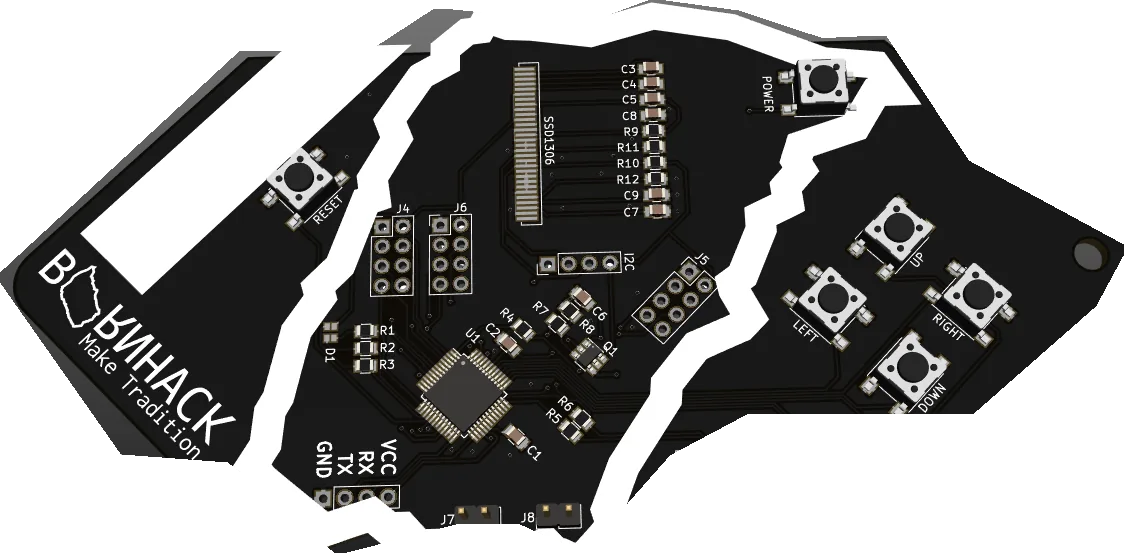 BornHack 2017 Badge badge image
