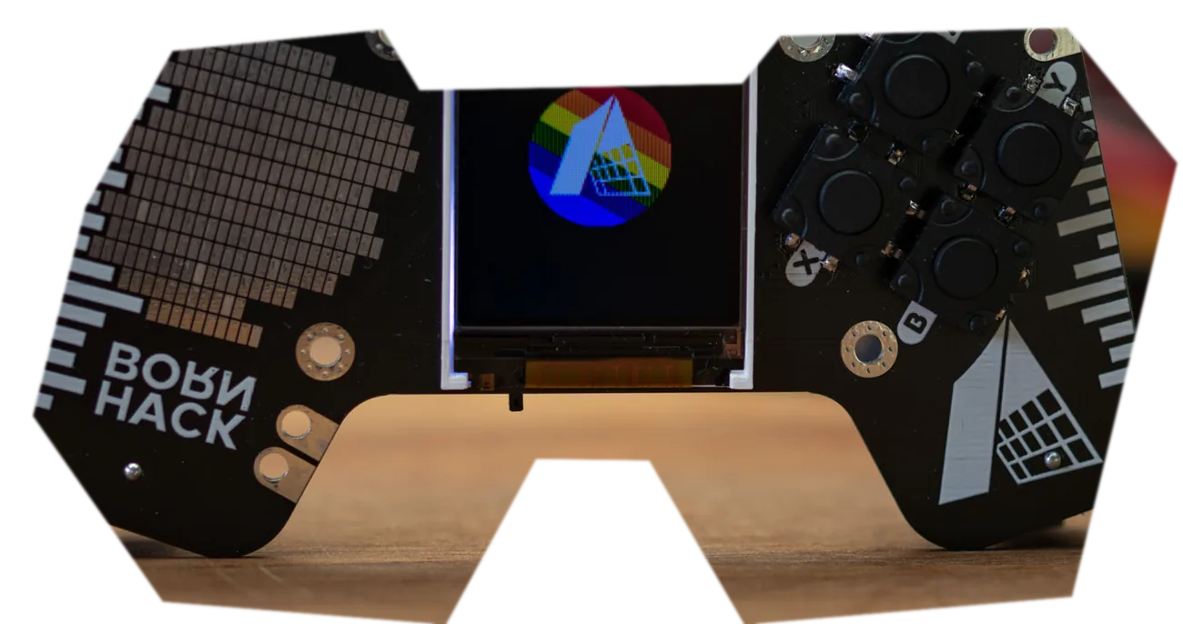 BornHack 2022 Game On badge image