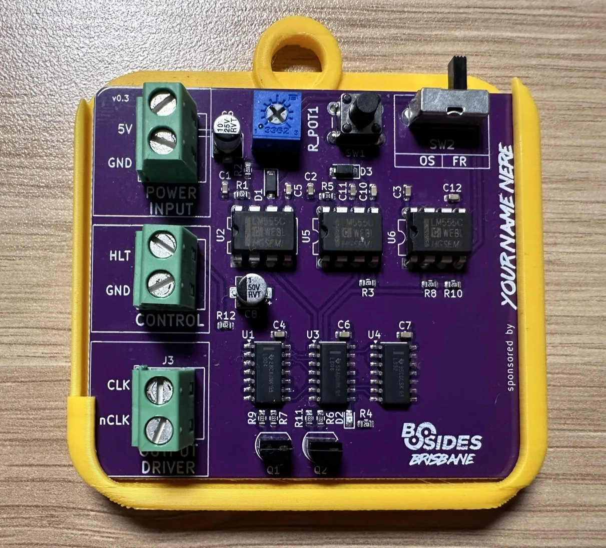BSides Brisbane 2026 Clock Module Badge badge image