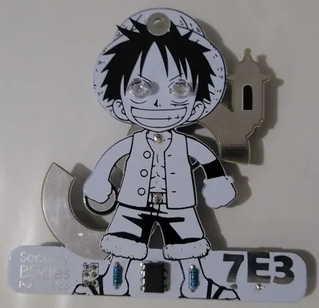 BSides Puerto Rico 2019 DIY Badge badge image