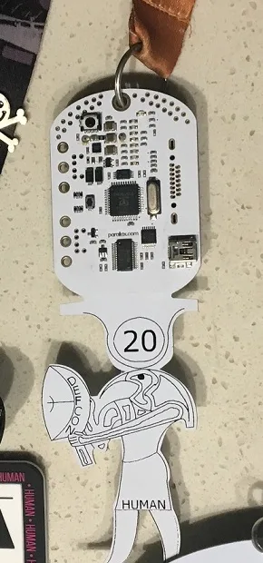 DEF CON 20 Badge badge image