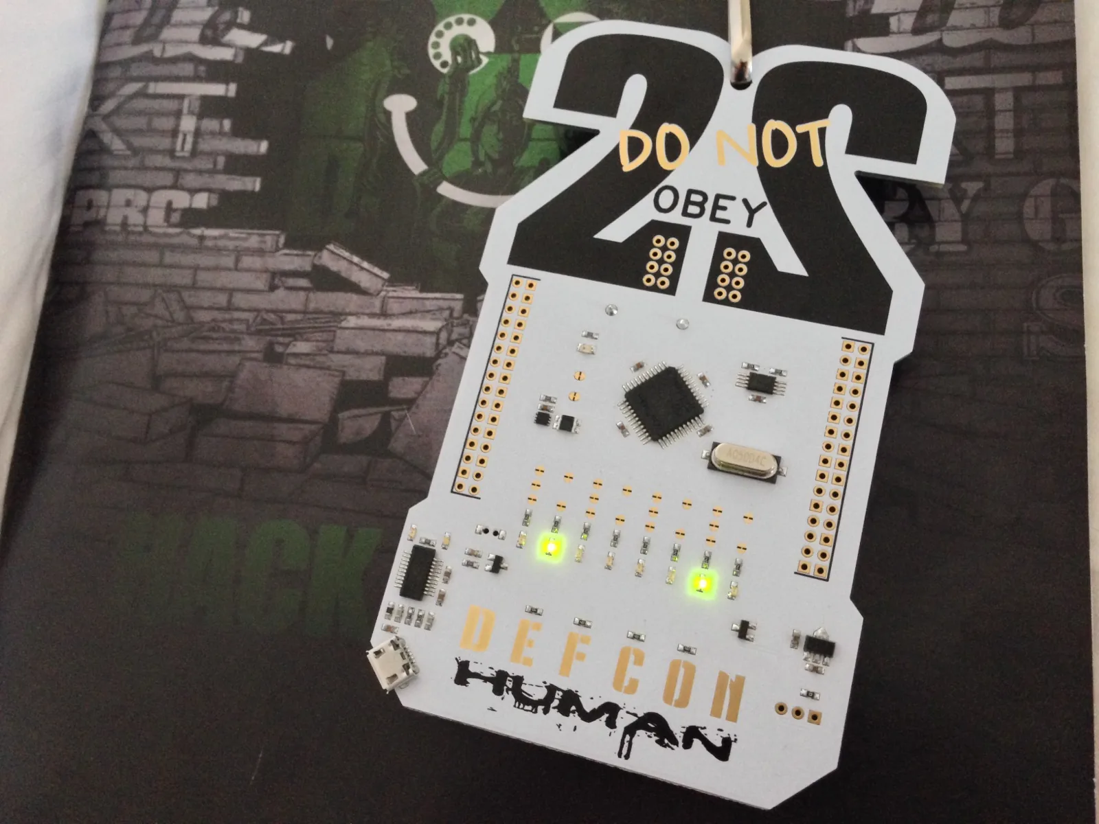 DEF CON 22 Badge badge image