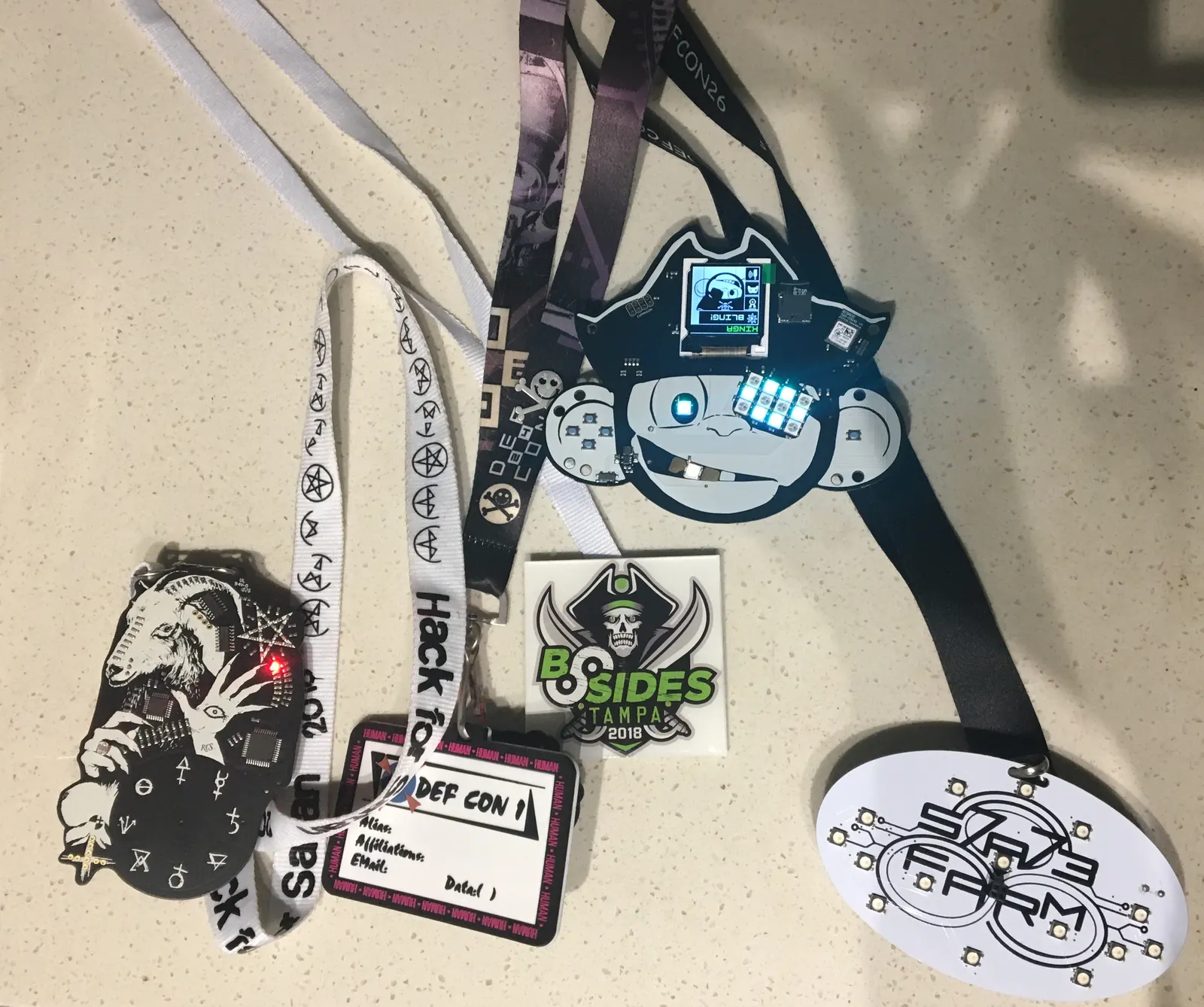 DEF CON 26 Badge badge image