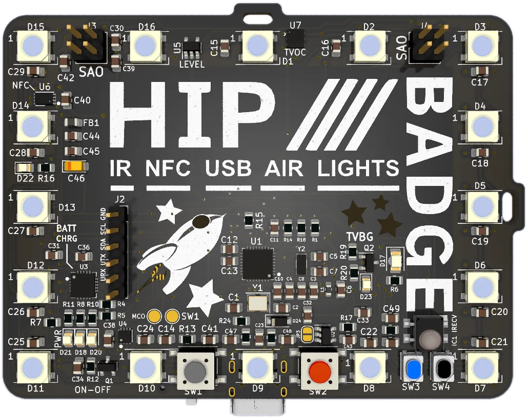HOPE XV Electronic Badge badge image