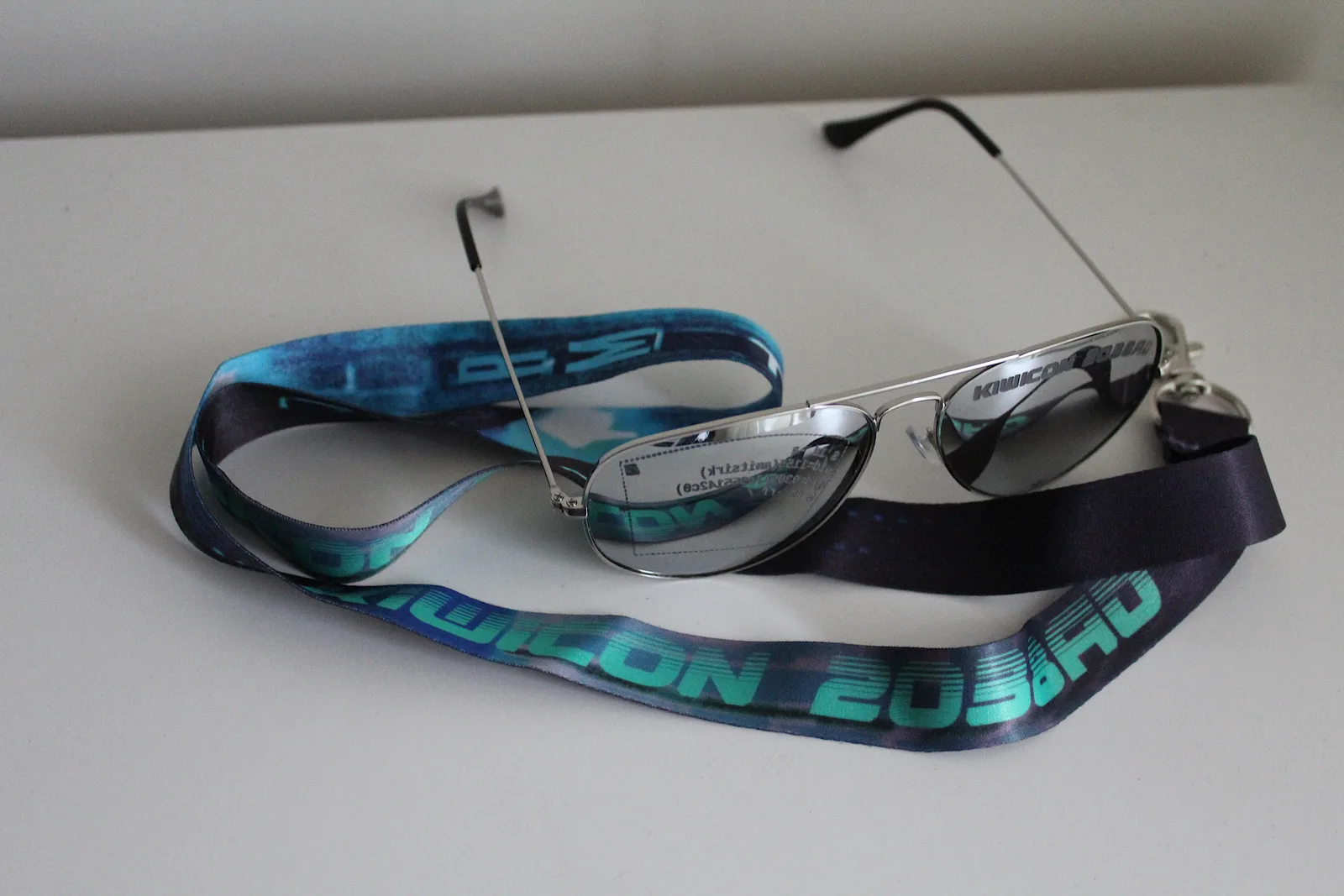 Kiwicon 2038 Badge and Lanyard badge image